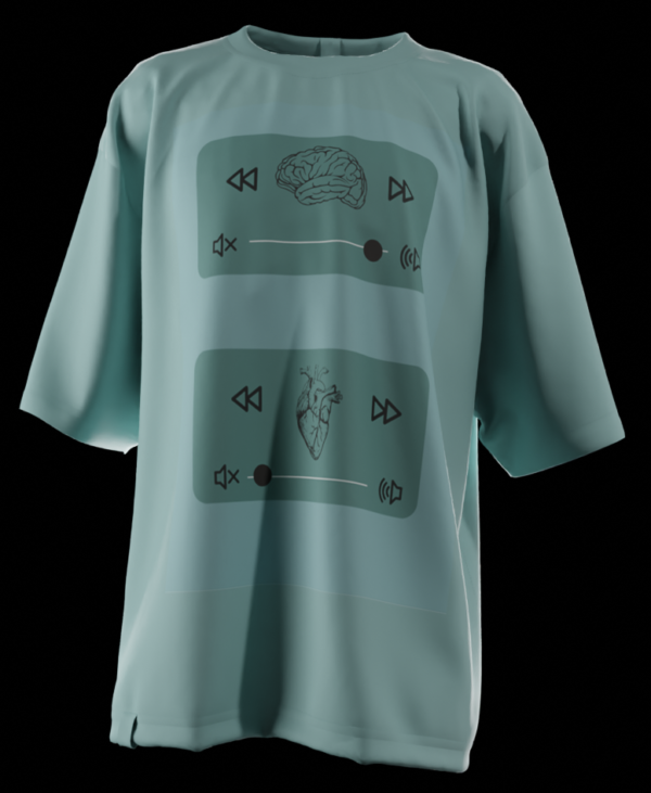 Poetic Heart Brain Concept Tee