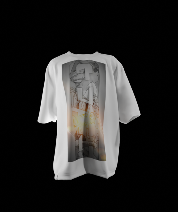 D. Luffy Grey Gold Tee