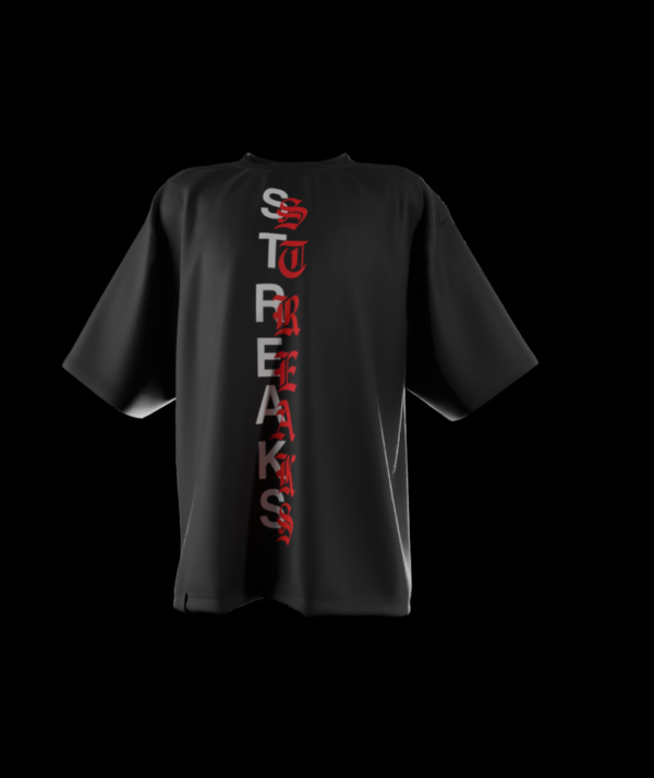 Red White Streaks Tee